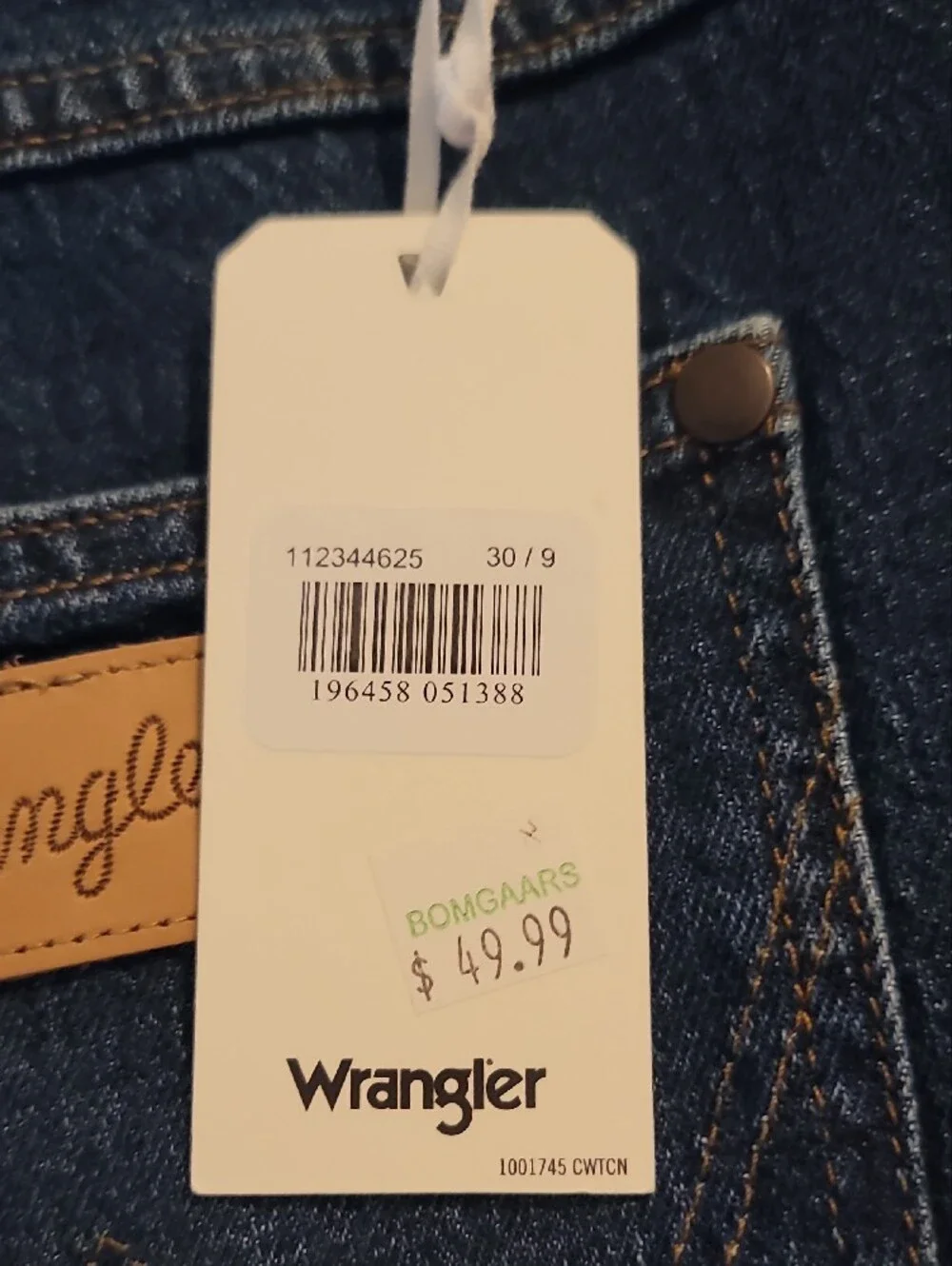 Wrangler Women’s Dark Blue Denim Jeans Shorts